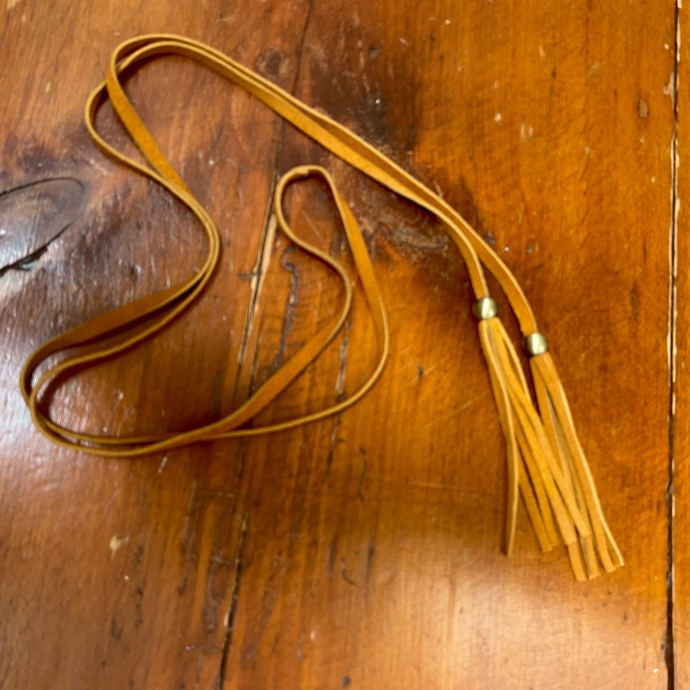 Spell and the Gypsy Suede Tassel Wrap Necklace